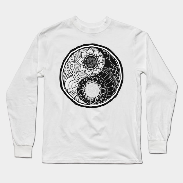 Yin yang sign Long Sleeve T-Shirt by ComPix